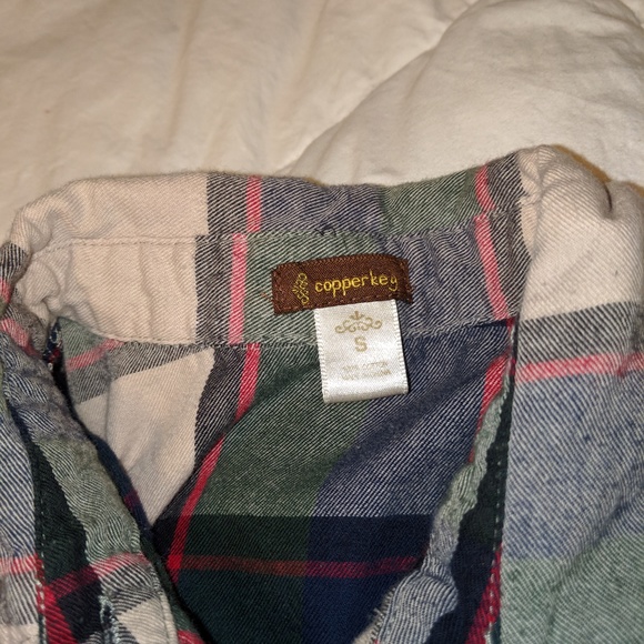 Copper Key button up - Picture 2 of 2